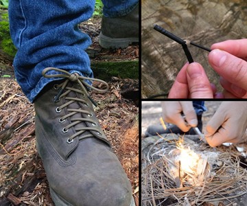 RattlerStrap Flint Laces