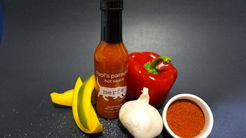 Merfs Fool's Paradise Ghost Pepper Hot Sauce Merfs Fool's Paradise Ghost Pepper Hot Sauce