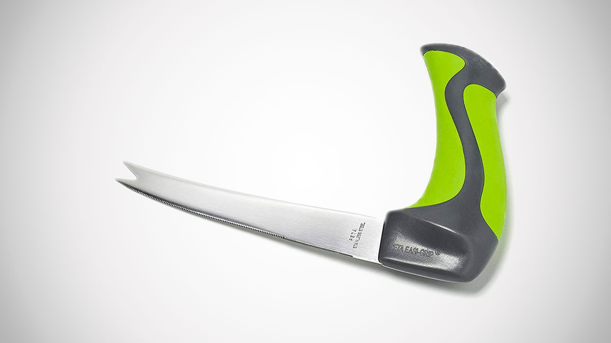 Easy-Grip Right Angle Kitchen Knife Easy-Grip Right Angle Kitchen Knife
