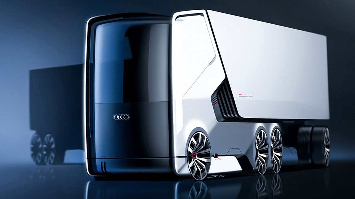 Self-Driving Electric Truck Concept Self-Driving Electric Truck Concept