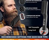 Ionic Beard Straightener Brush