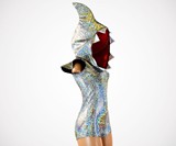 Great White Shark Holographic Romper