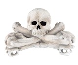 Skull & Bones Gas Fire Pit & Fireplace Logs