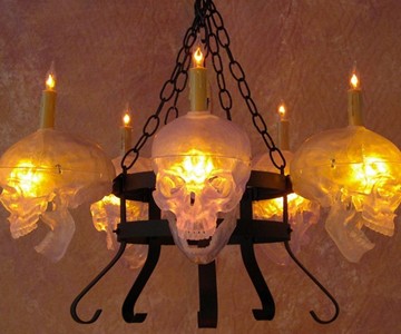 Skull Chandelier