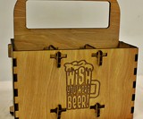 PuzzlePax Collapsible Wood 6-Pack Carriers
