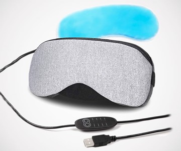 USB Heated & Ice Gel Cooling Eye Mask