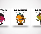 Doctor Who Little Miss & Mr. Men Mashup Books
