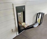 Box Gobbler Through-Wall Package Drop Door