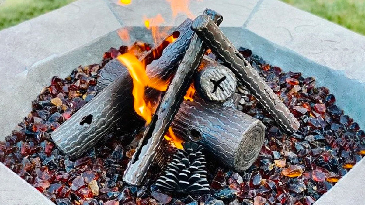 Fire Pit Steel Log Set Fire Pit Steel Log Set