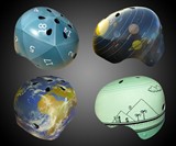 Belle Handpainted Bike Helmets