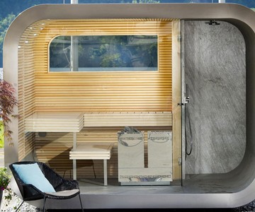 The Wellness Capsule Modular Outdoor Sauna