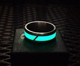 Titanium & Moonglow Ring