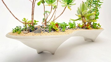Concrete Island Modern Planter Concrete Island Modern Planter
