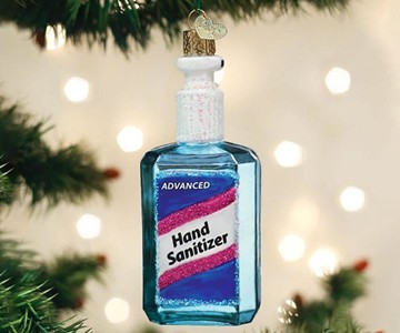 Hand Sanitizer Christmas Tree Ornament Hand Sanitizer Christmas Tree Ornament