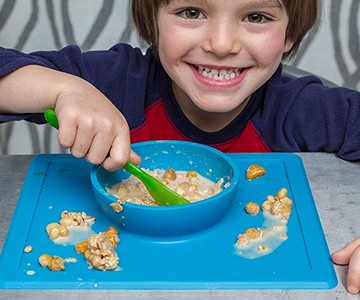 Happy Bowl - One-Piece Silicone Placemat & Bowl