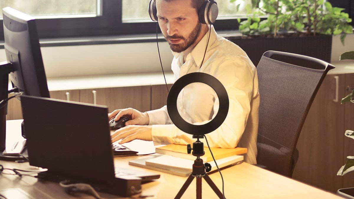 Flattering Video Chat & Meeting Ring Light