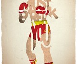 Typographic Iconic Movie Prints - Ivan Drago
