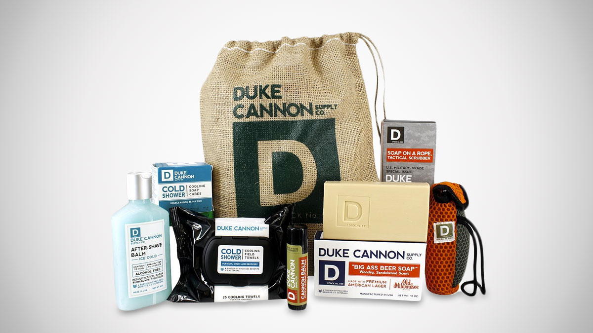 Duke Cannon Cold Ass Beer Shower Sack Gift Set