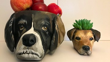 Your Dog's Face Fruit Bowls & Planters Your Dog's Face Fruit Bowls & Planters
