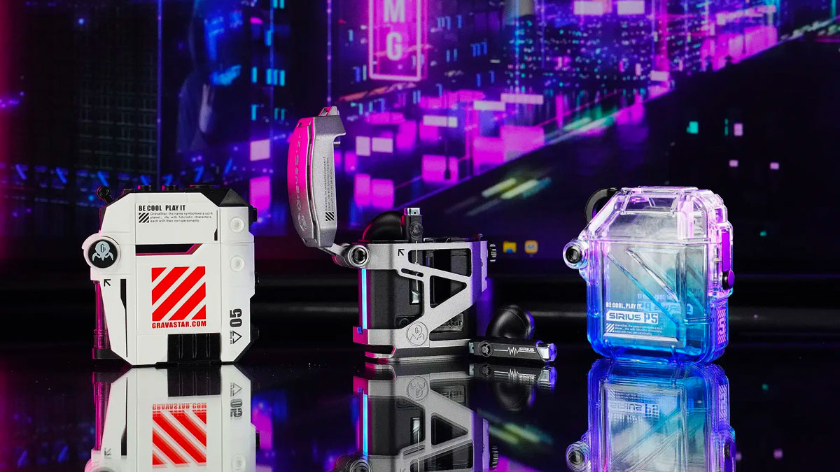 Sirius P5 Sci-Fi Earbuds with Interchangeable Cases Sirius P5 Sci-Fi Earbuds with Interchangeable Cases