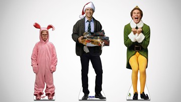 Life-Size Cardboard Cutout Christmas Decor