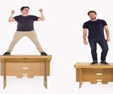 Refold Portable Cardboard Desk