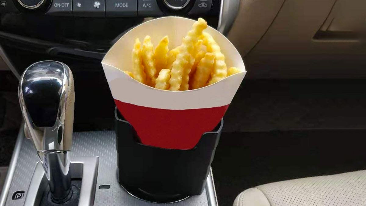 Car French Fry Holder Car French Fry Holder
