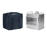 Dweller-Ti Wood Stove - Titanium Outdoor Fireplace