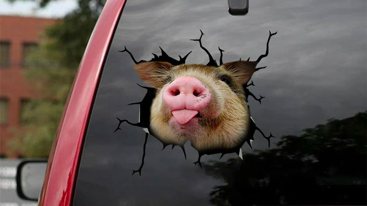 3D Animal Car Window Decals