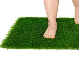 Anti-Fatigue Faux Grass Rug