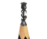 Rose Pencil Tip Sculpture
