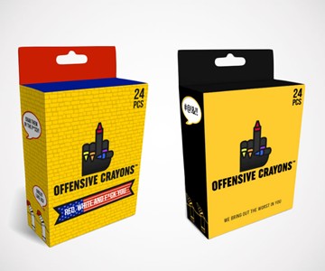 Offensive Crayons Red, White, and F*ck You Edition Offensive Crayons Red, White, and F*ck You Edition