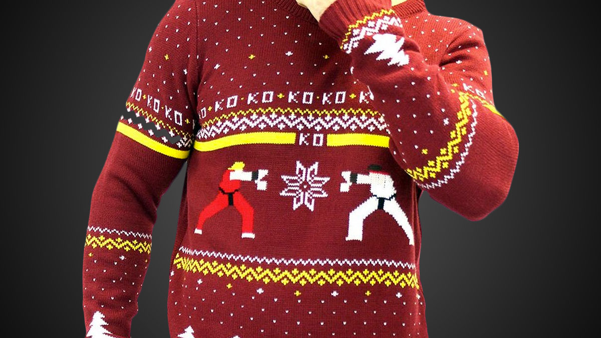 Street Fighter Ugly Christmas Sweater