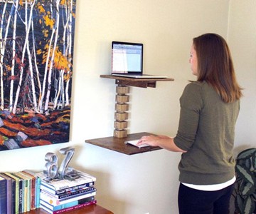 Wall-Mounted Standing Desk Wall-Mounted Standing Desk