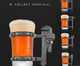 Tool Handle Glass Beer Mugs
