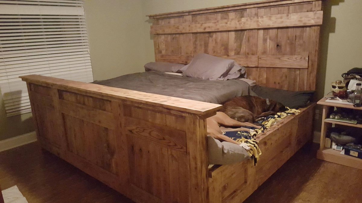 King Bed with Doggie Insert King Bed with Doggie Insert