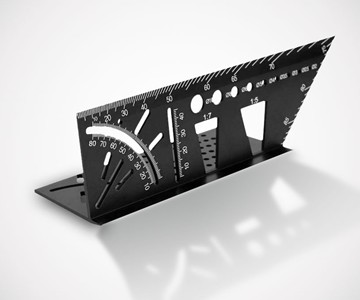 Welltop 3D Woodworking Ruler