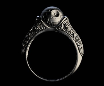 Death Star Engagement Ring Death Star Engagement Ring
