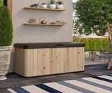 Suncast Wood & Resin Deck Box