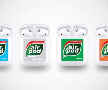 Apple AirPod Case Tic Tac Decals