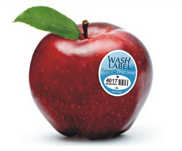 Vanishing Fruit Wash Labels