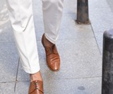 Ace Marks Fold-Flat, Crease-Free Leather Travel Shoes