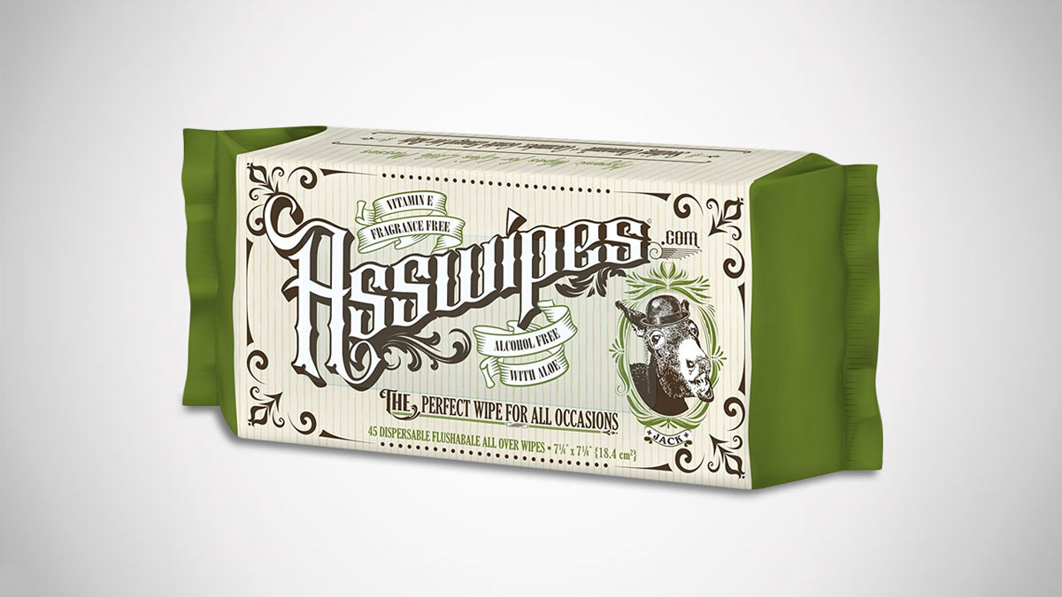 Asswipes Flushable Hygiene Wipes