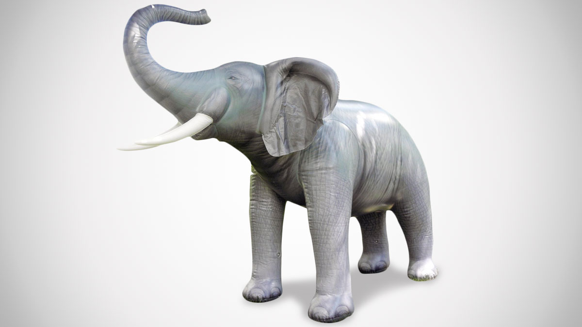 Life-Size Inflatable Elephant