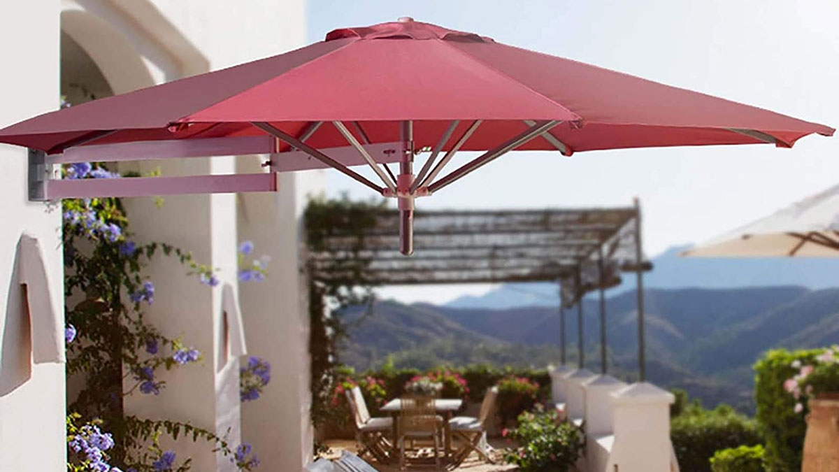 Wall-Mounted Patio Umbrella Wall-Mounted Patio Umbrella