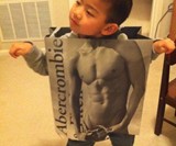 Top 10 Halloween Costumes - Baby Abercrombie Model