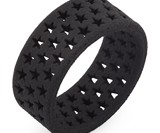 Manly Bands Nylon & Carbon Monomer Wedding Bands