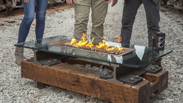 Trackside Sound Reactive Fire Pit