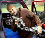 Spoon Motorcycle Sculptures