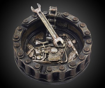 Motorcycle Chain Ashtray Motorcycle Chain Ashtray